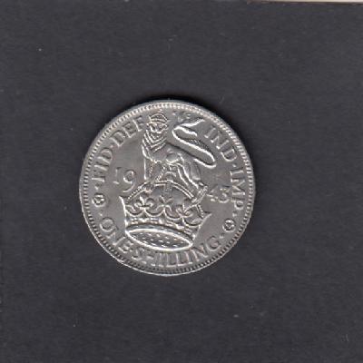 Beschrijving: 1 Shilling  GEORGIUS VI 